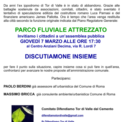Parco fluviale attrezzato